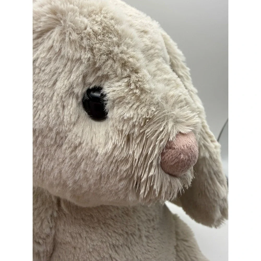 Steiff Hoppie Bunny Soft Cuddly Friends Beige Plush Rabbit 063856 9 Inch